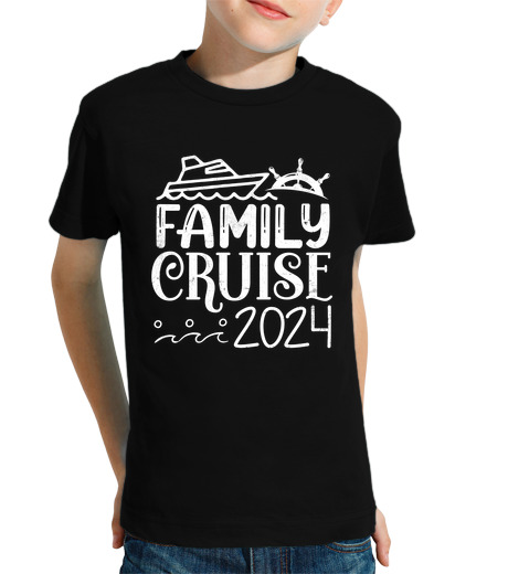 Tee Shirt Pour Enfant Manche Courte croisière en famille 2024 voyage vacanc