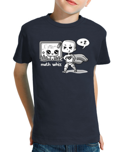 Tee Shirt Pour Enfant Manche Courte humour mathématique intégrales prodige