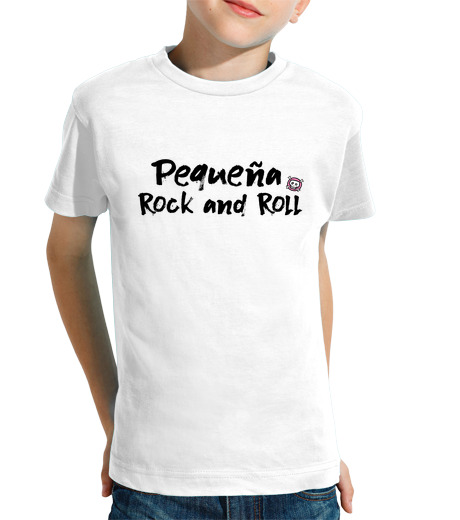 Tee Shirt Pour Enfant Manche Courte little rock and rouleau