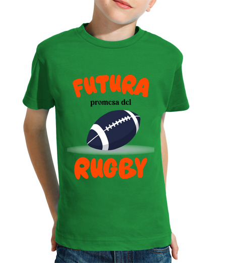 Tee Shirt Pour Enfant Manche Courte promesse du futur rugby