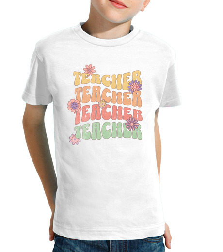 Tee Shirt Pour Enfant Manche Courte conception de texte de style rétro pour