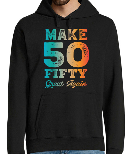 Sweat-shirt À Capuche Pour Homme 50ème anniversaire