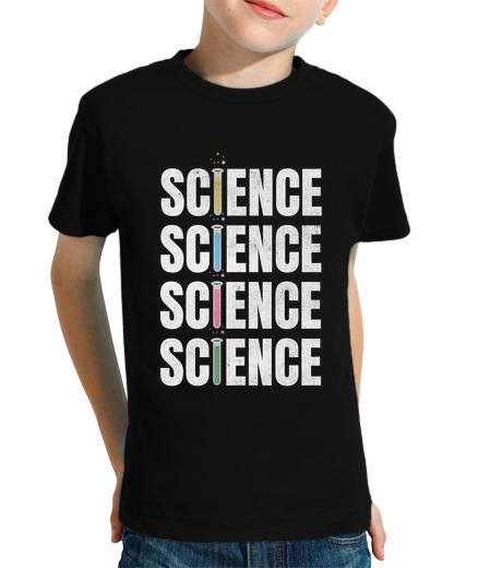 Tee Shirt Pour Enfant Manche Courte conception de textes scientifiques