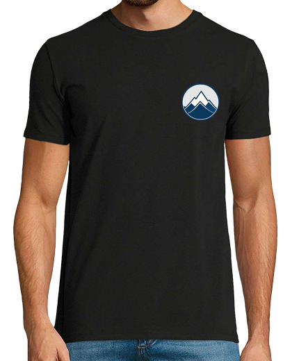 Tee Shirt Homme Manche Courte montagne enneigée