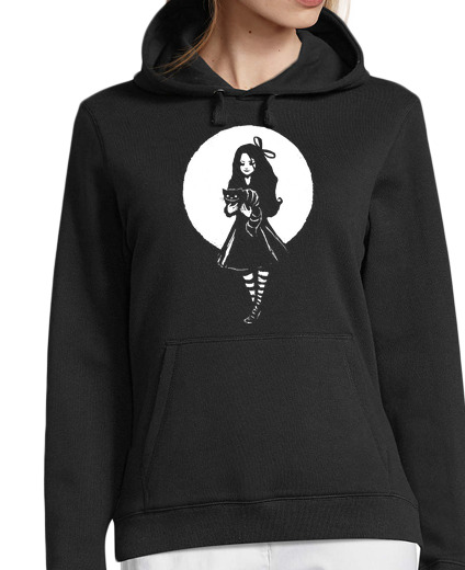 Sweat-shirt À Capuche Pour Femme dark alice