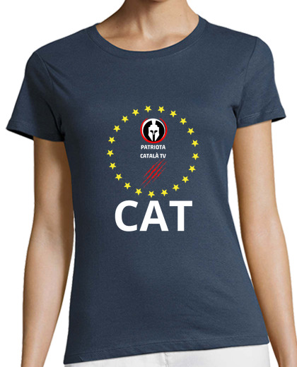 Image of samarreta tall clàssic donates white patriot cat license plate
