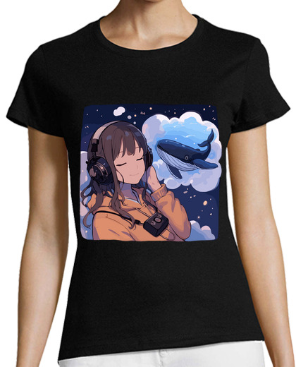 Image of Listen music on headphones and dream