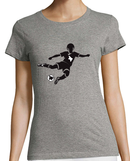 Image of Silhouette Of A Football Player Kicking