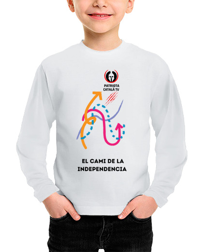 Image of samarreta long sleeve black independence shirt