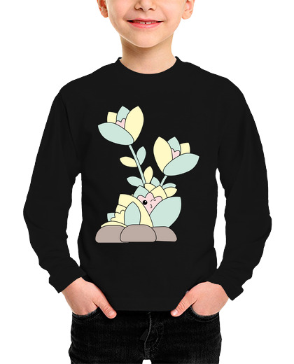 Image of cute succulent - child's t shirt ml