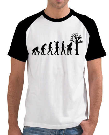 Image of Evolution lumberjack