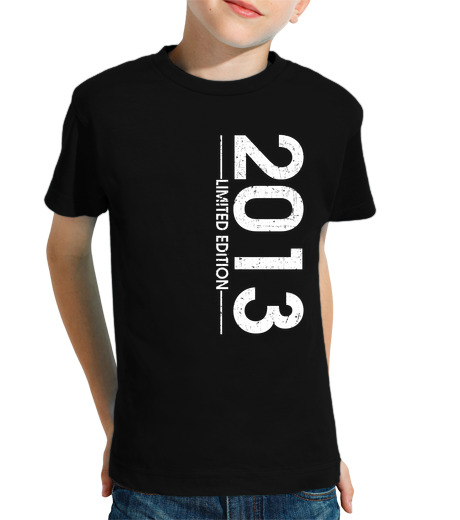 Tee Shirt Pour Enfant Manche Courte 2013 année-verticale 000032