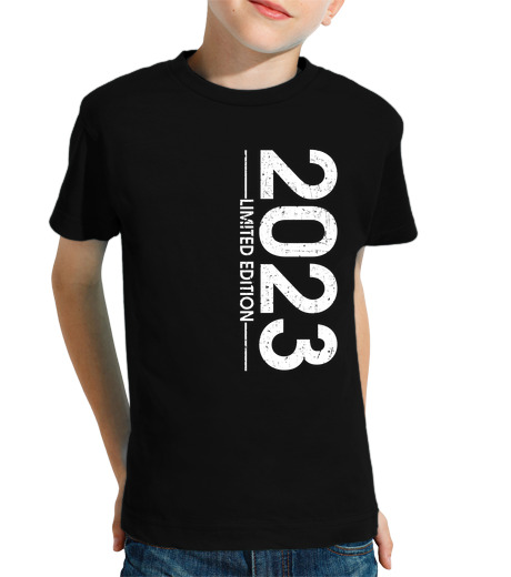 Tee Shirt Pour Enfant Manche Courte 2023 année-verticale 000032