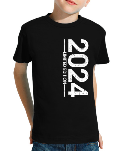 Tee Shirt Pour Enfant Manche Courte 2024 année-verticale 000032