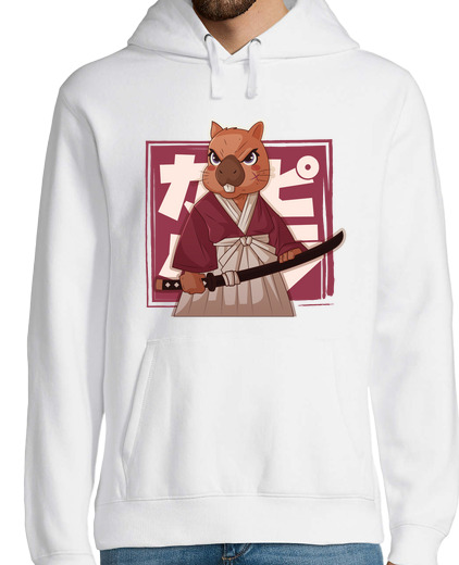 Sweat-shirt À Capuche Pour Homme samouraï capybara