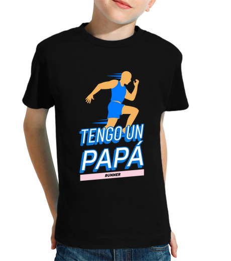 Tee Shirt Pour Enfant Manche Courte J39ai un père run