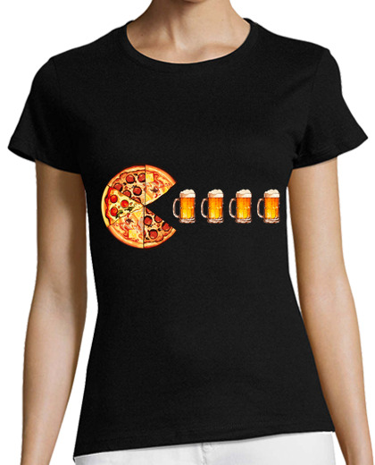 Image of pizza beer headache geek gamer video games