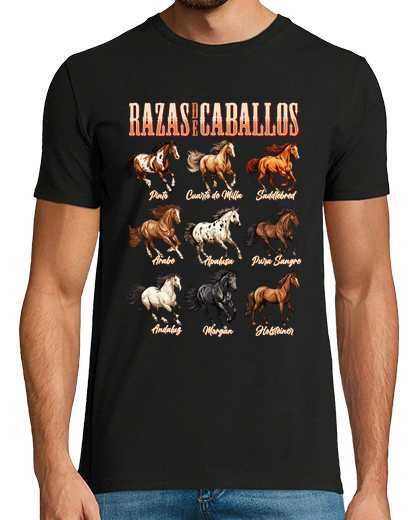 Image of horse breeds equestrian animals cool gift