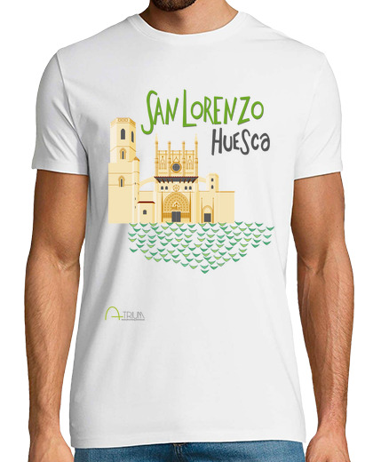 Tee Shirt Homme Manche Courte san lorenzo - fichus - cathédrale