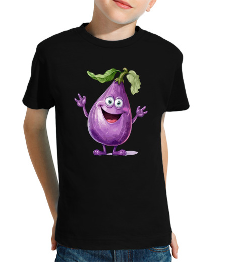 Tee Shirt Pour Enfant Manche Courte mignon fruit légume ananas oignon