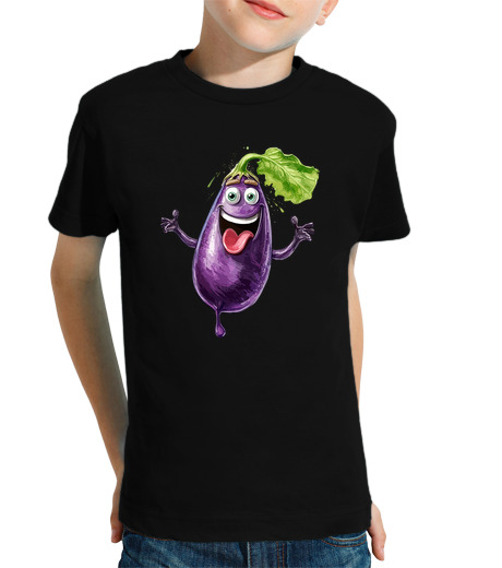 Tee Shirt Pour Enfant Manche Courte mignon fruit légume ananas oignon