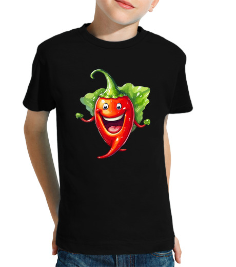 Tee Shirt Pour Enfant Manche Courte mignon fruit légume ananas oignon