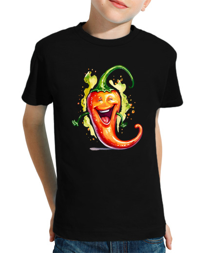 Tee Shirt Pour Enfant Manche Courte mignon fruit légume ananas oignon