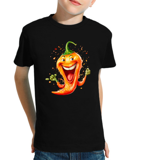 Tee Shirt Pour Enfant Manche Courte mignon fruit légume ananas oignon