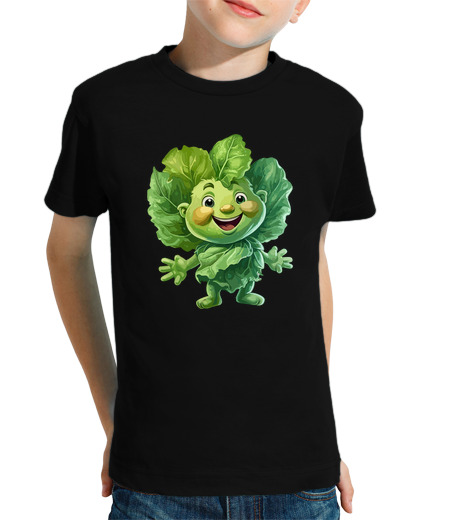 Tee Shirt Pour Enfant Manche Courte mignon fruit légume ananas oignon