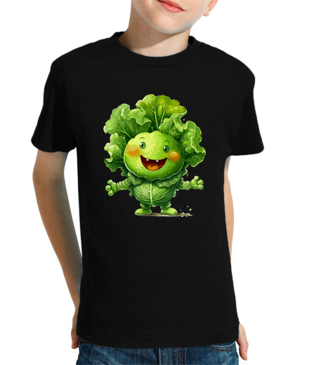 Tee Shirt Pour Enfant Manche Courte mignon fruit légume ananas oignon