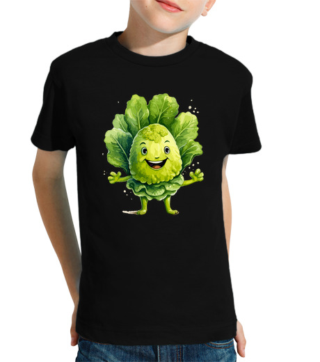 Tee Shirt Pour Enfant Manche Courte mignon fruit légume ananas oignon