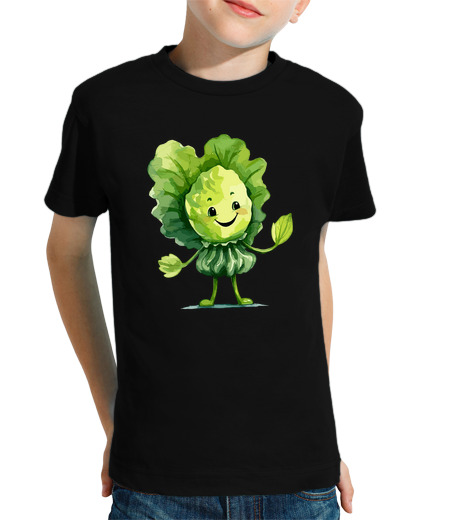 Tee Shirt Pour Enfant Manche Courte mignon fruit légume ananas oignon