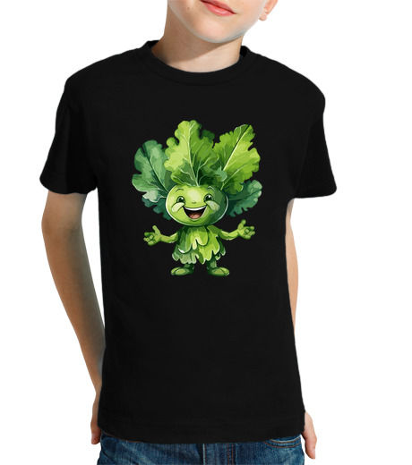 Tee Shirt Pour Enfant Manche Courte mignon fruit légume ananas oignon