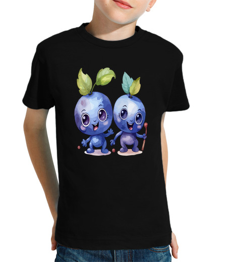 Tee Shirt Pour Enfant Manche Courte mignon fruit légume ananas oignon