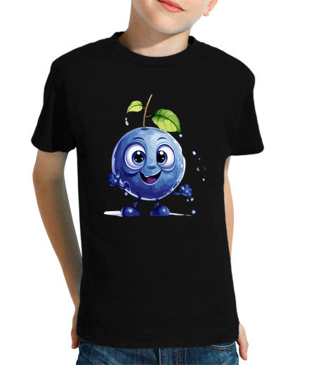 Tee Shirt Pour Enfant Manche Courte mignon fruit légume ananas oignon