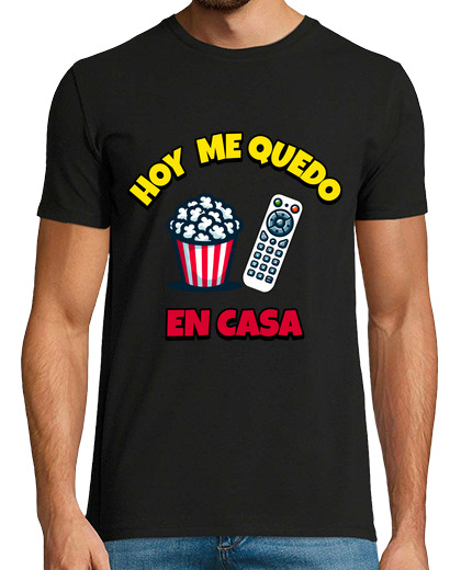 Tee Shirt Homme Manche Courte pop-corn et série