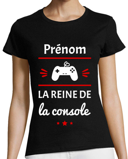 Image of the queen of the console geek gamer