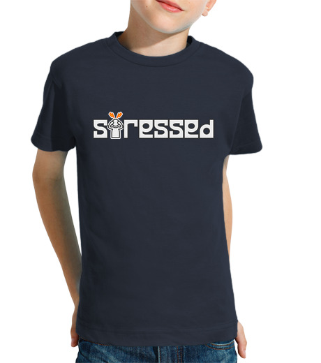 Tee Shirt Pour Enfant Manche Courte stressé