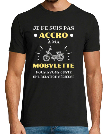 Image of addicted moped humor mob man mobeur fun