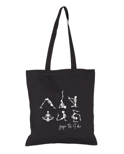 Image of Yoga Until I Die Funny Skeleton Yoga