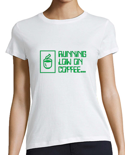 Image of running low on coffee, without coffee geek classic retro videogame