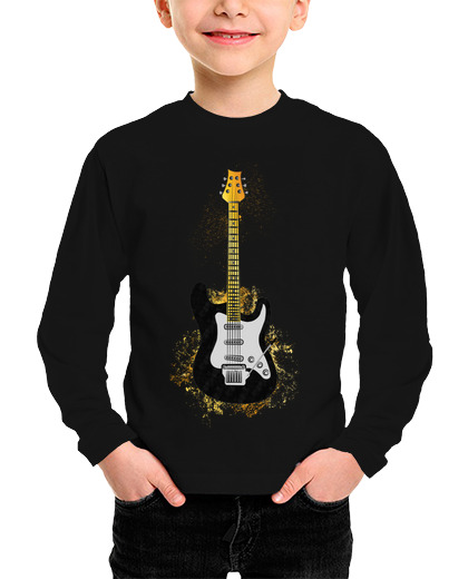 Camiseta Niño Manga Larga energía de guitarra laTostadora