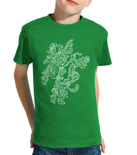 Tee Shirt Pour Enfant Manche Courte graphique floral