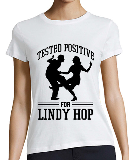 Image of Lindy Hop Dancer Embraces Swing Dance
