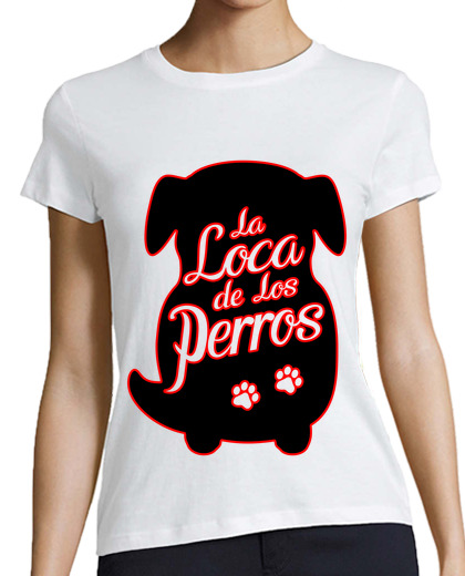 Image of the crazy dog - black background