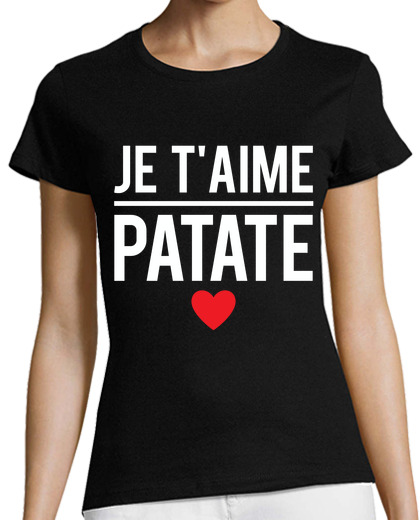 Image of I love you potato joke couple humor