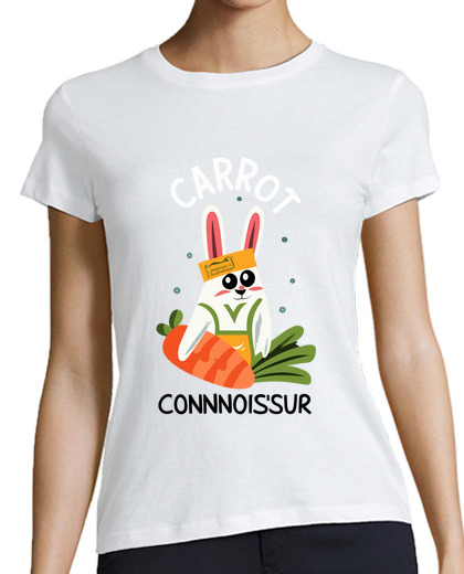 Image of carrot connoisseur funny carrot bunny