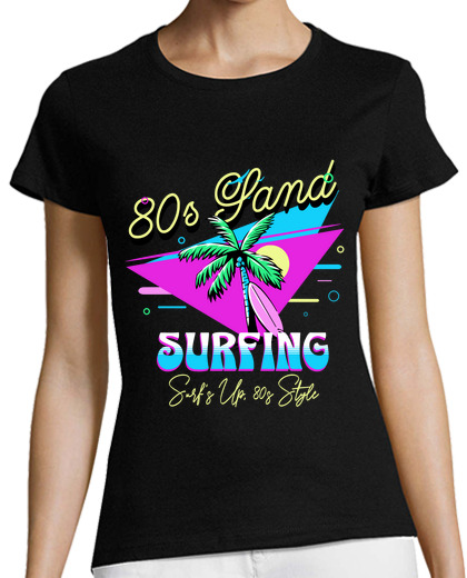 Image of 80s sand surfing 1980s beach classic