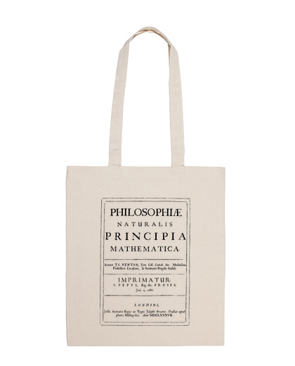 Bolsa De Tela Philosophiae naturalis principia mathematica laTostadora