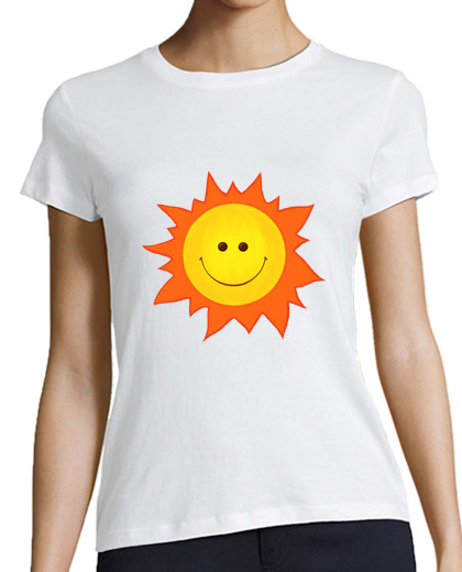 Image of Cartoon Smiling Happy Sun